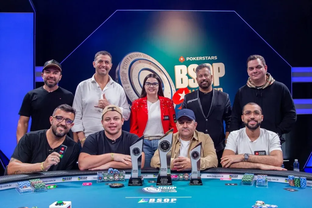 Mesa final do Torneio dos Empresários do BSOP Winter Millions