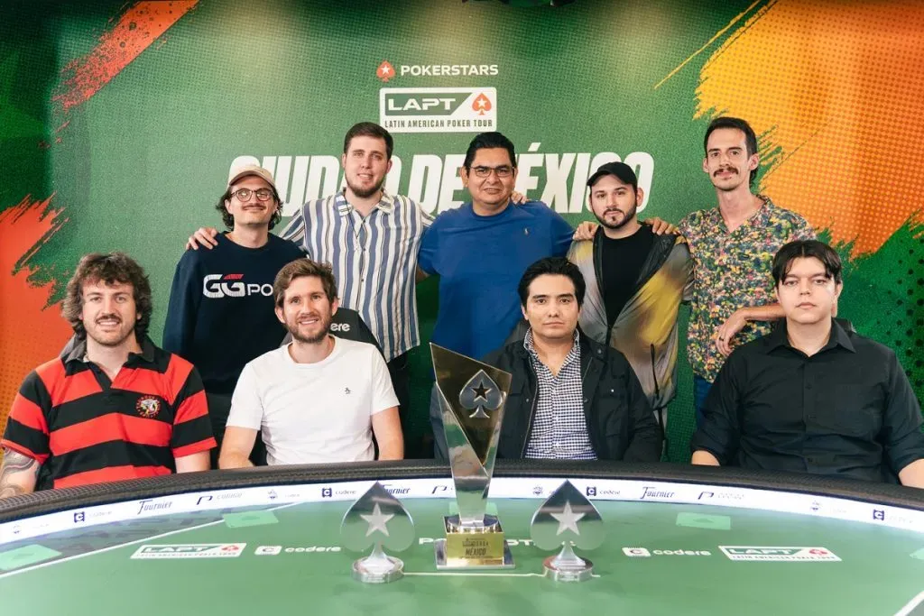 Mesa Final do HIgh Roller do LAPT Cidade do México