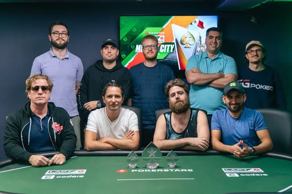 Mesa Final do 2-Day High Roller do LAPT Cidade do México