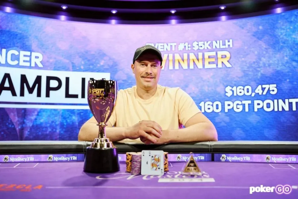 Spencer Champlin, campeão do Evento #1 do Poker Masters