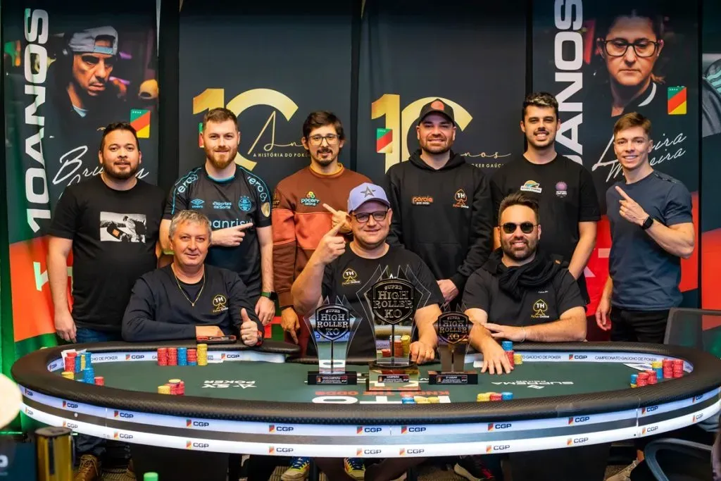 Mesa final do Super High Roller PKO do CGP Capital