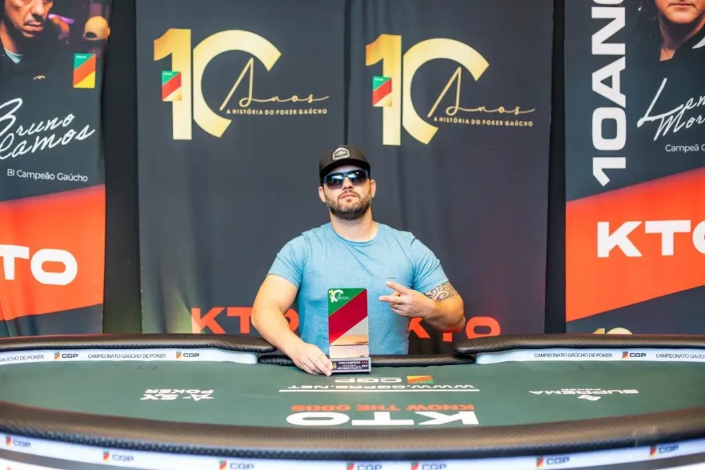 Diego Hoff, vice-campeão do KTO Premium