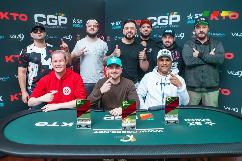 Mesa final do High Roller Finale do CGP Gramado