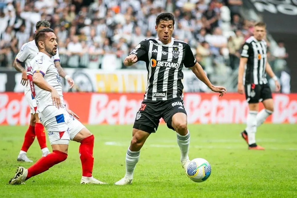 Alan Franco: ausência no Atlético-MG – Foto: Fernando Moreno/AGIF