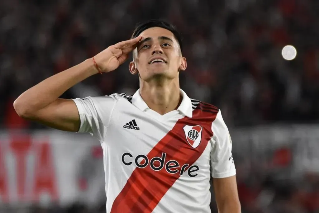 Pablo Solari en River Plate. Crédito: Archivo