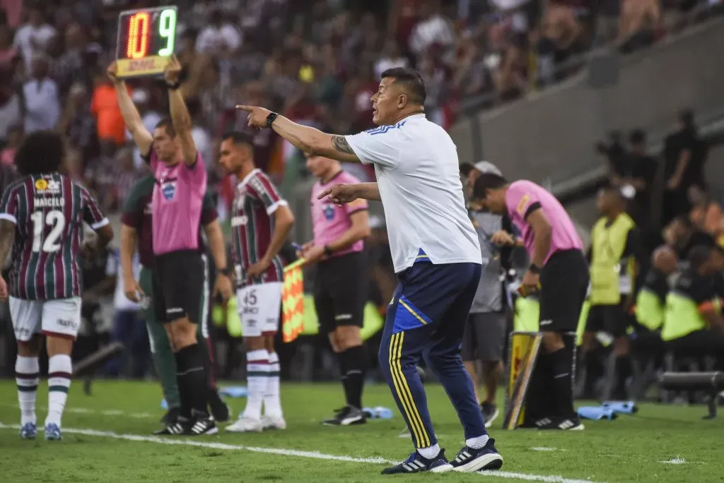 Jorge Almirón en la final de la Libertadores en el Maracaná. | Imagen: IMAGO.