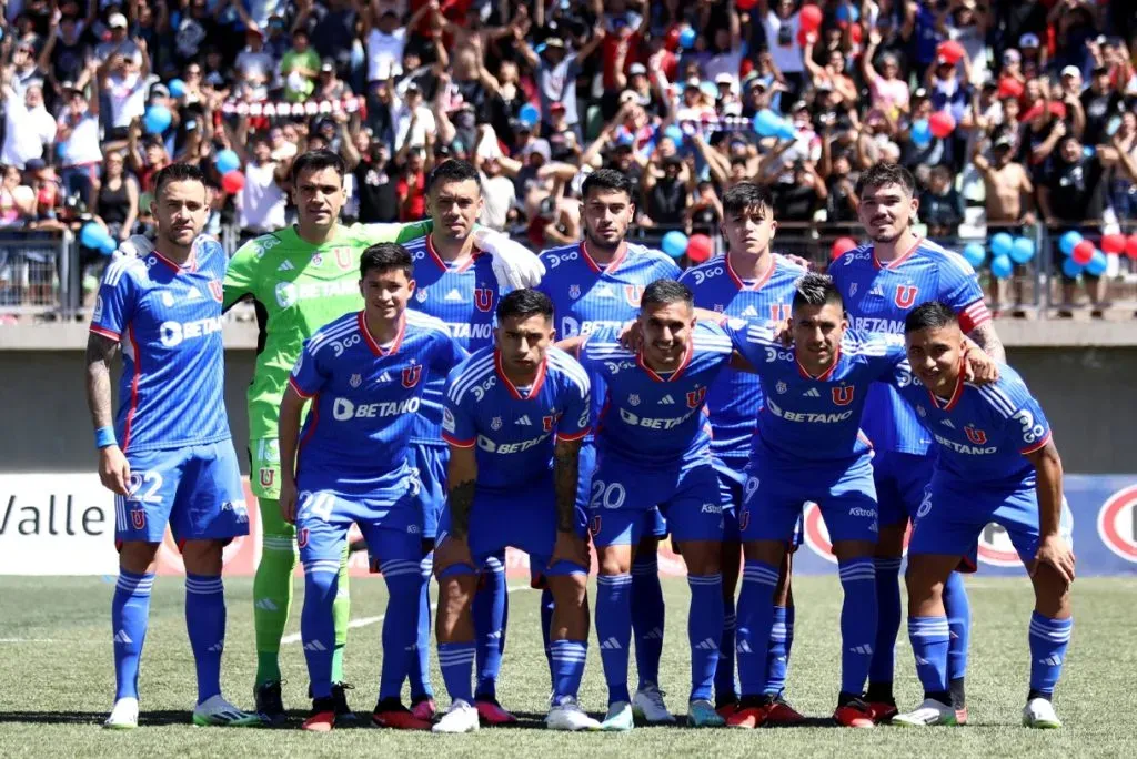 La formación de la U en su último partido ante Copiapó (Photosport)