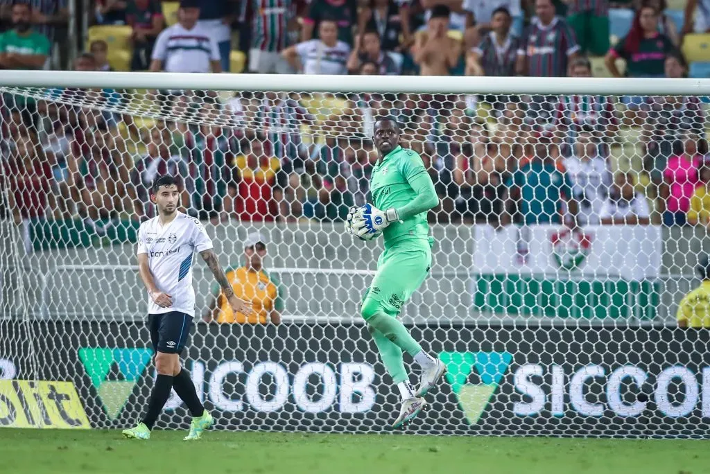 Caíque teve bom desempenho quando foi acionado (Foto: Lucas Uebel/Grêmio/Divulgação)