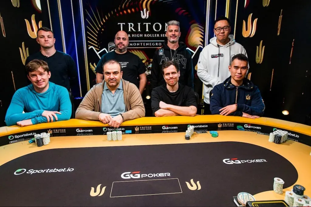 Mesa final do Evento #2 (foto: Joe Giron/Triton Poker)