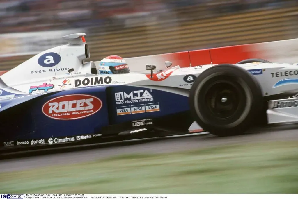 Esteban Tuero fue octavo en el GP de San Marino 1998. IMAGO