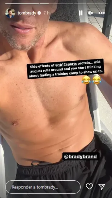 Brady bromea con regresar a la NFL (Instagram / @tombrady)