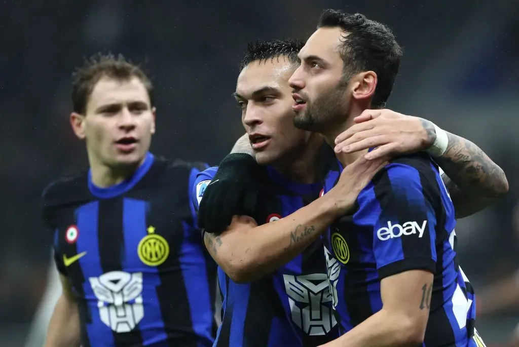 Lautaro Martinez jogando pela Internazionale. (Photo by Marco Luzzani/Getty Images)