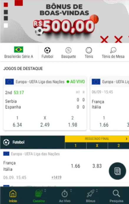 Qual é o app da Meridianbet