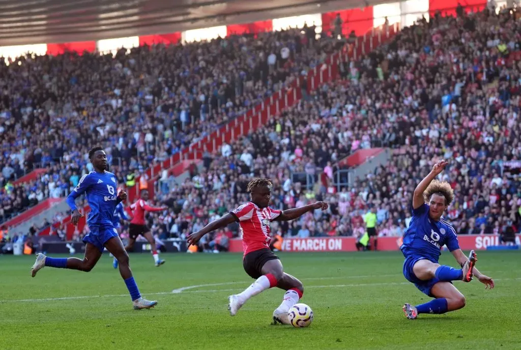 Southampton cayó en casa ante Leicester y no levanta cabeza. Foto: Imago