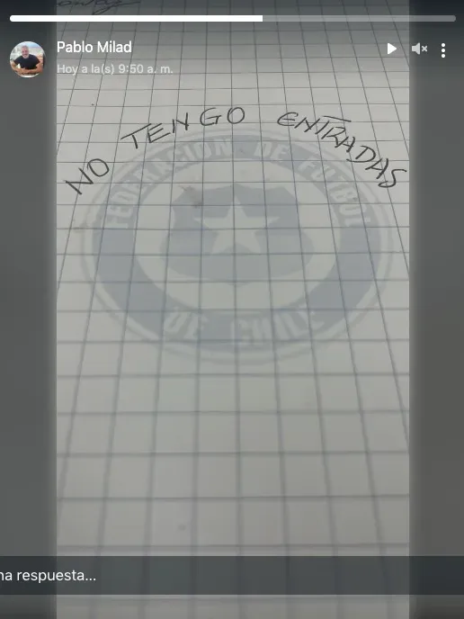 El mensaje de Milad para el duelo entre Chile y Argentina.