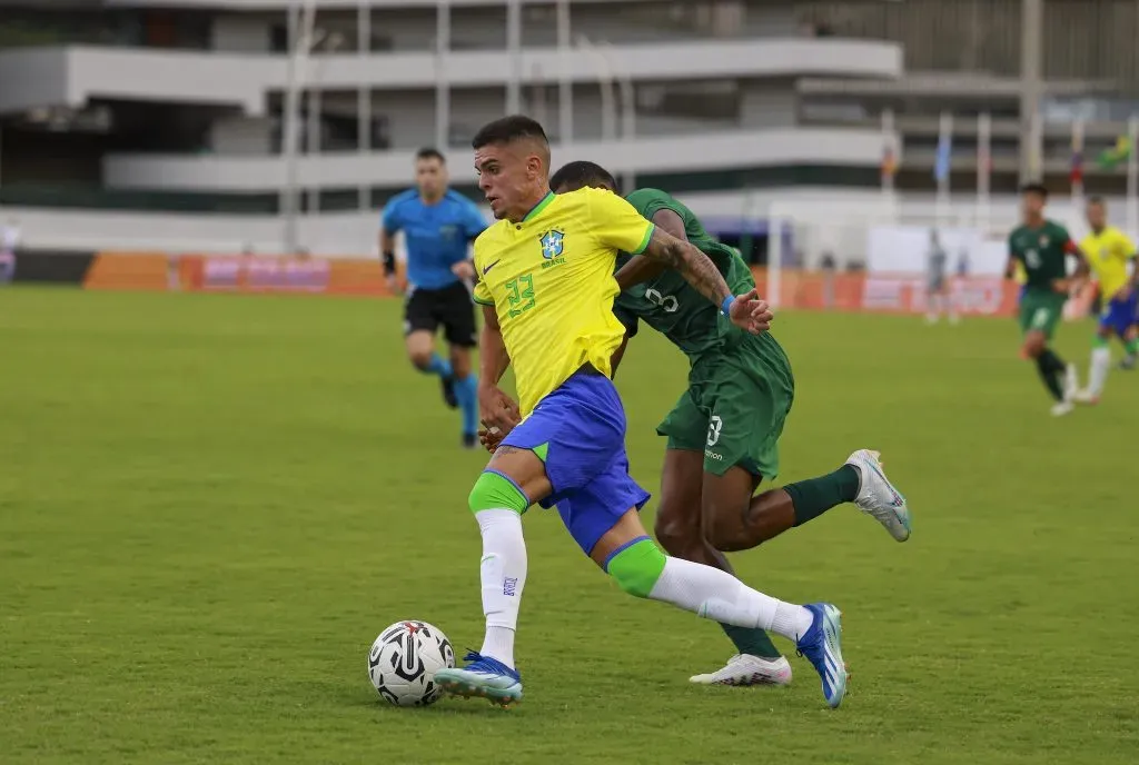 Gabriel Pec entra bem no jogo diante da Bolívia. Foto: Flickr Oficial CBF/Joilson Marconne