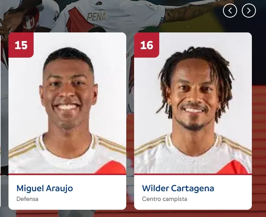 Copa América cometió error con Perú. (Foto: Captura Copa América 2024)