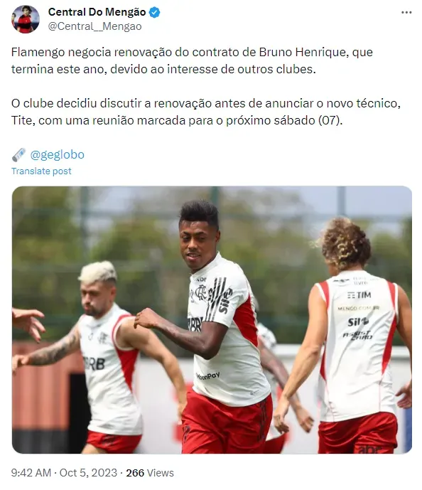 Quando terminam os contratos de jogadores do Flamengo
