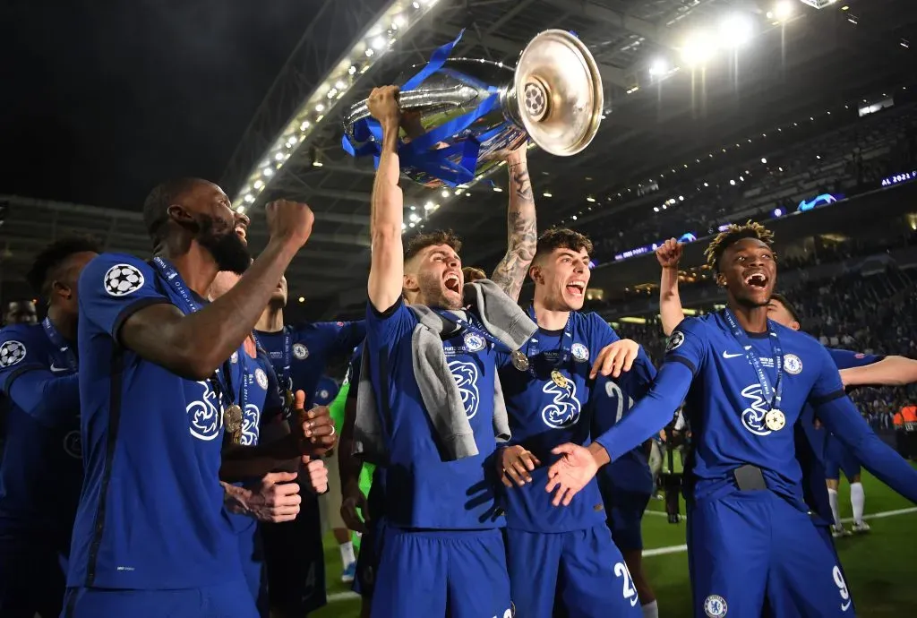 Christian Pulisic fue campeón de la Champions League en 2021. Imagen: Getty.