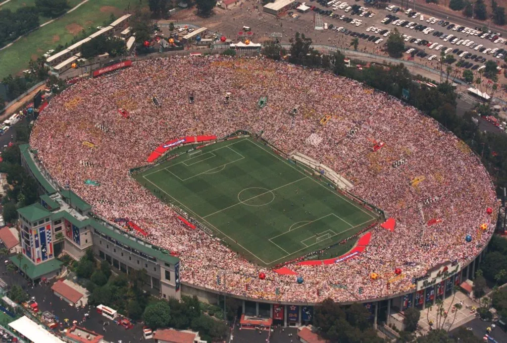 El Rose Bowl. El imponente estadio de California que cuenta con una capacidad para 92.542 espectadores. Getty Images