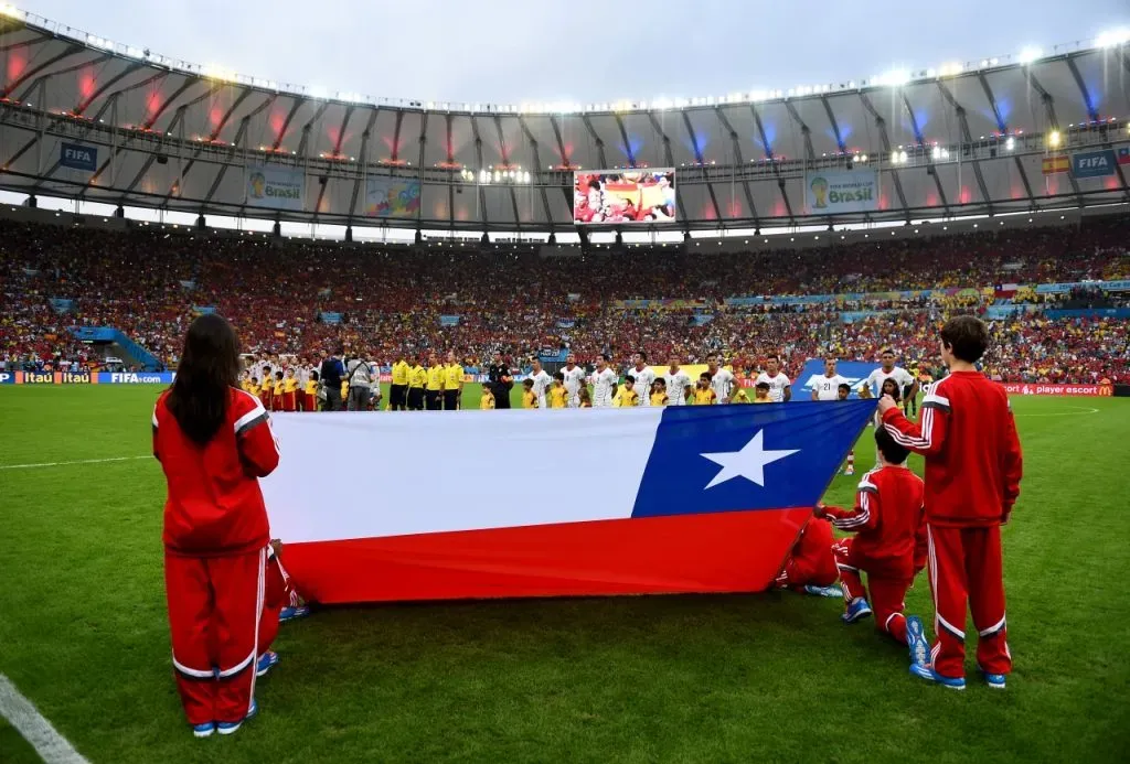 El momento que paralizó el mundo: El Himno Nacional de Chile en Maracaná (Getty Images)