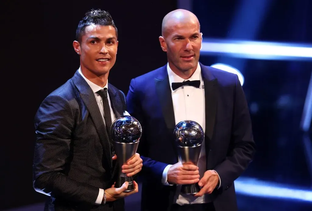 Zidane y Cristiano Ronaldo, juntos en una ceremonia