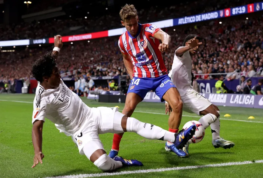 Endrick não entra em campo desde jogo contra Atlético. (Photo by Gonzalo Arroyo Moreno/Getty Images)