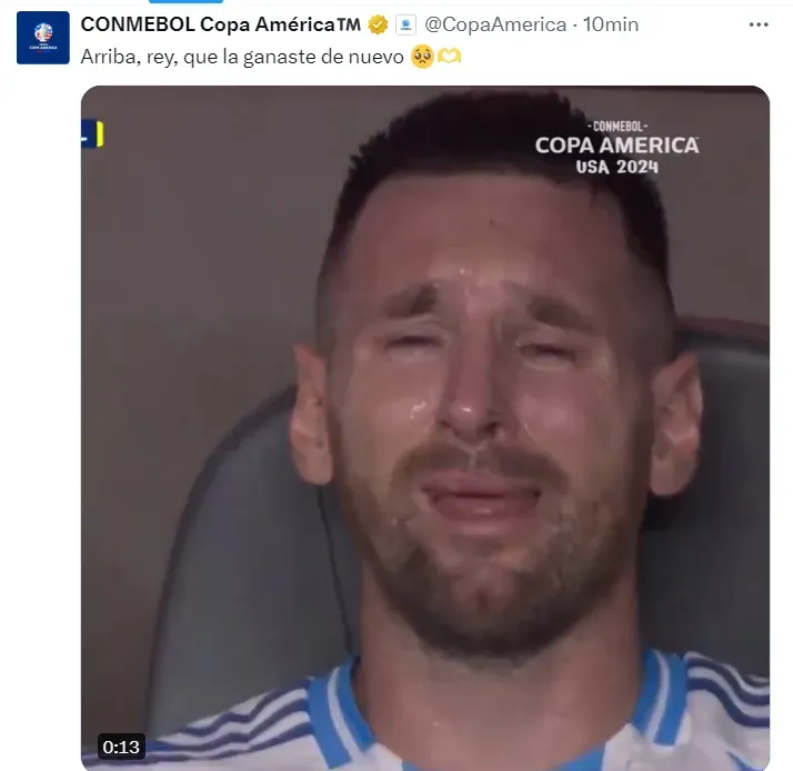 El Tuit Sobre Lionel Messi Que Borró La Conmebol Luego De Que Argentina Sea Campeón De Copa 3302