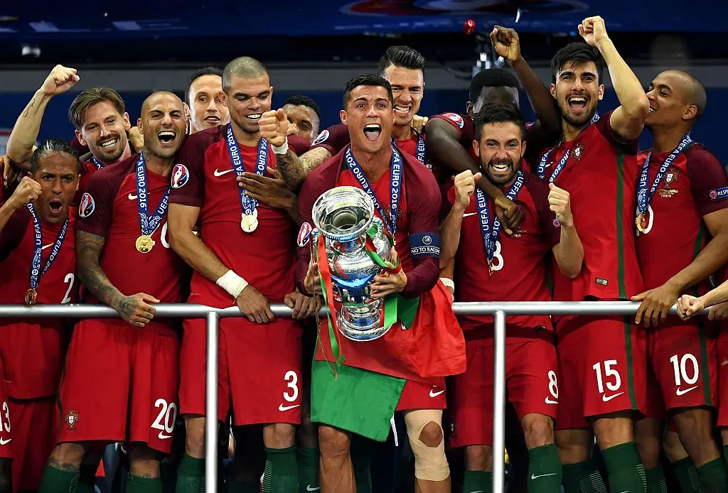 Cristiano Ronaldo señaló que, con él, Portugal ganó los tres títulos de su historia. (Getty)