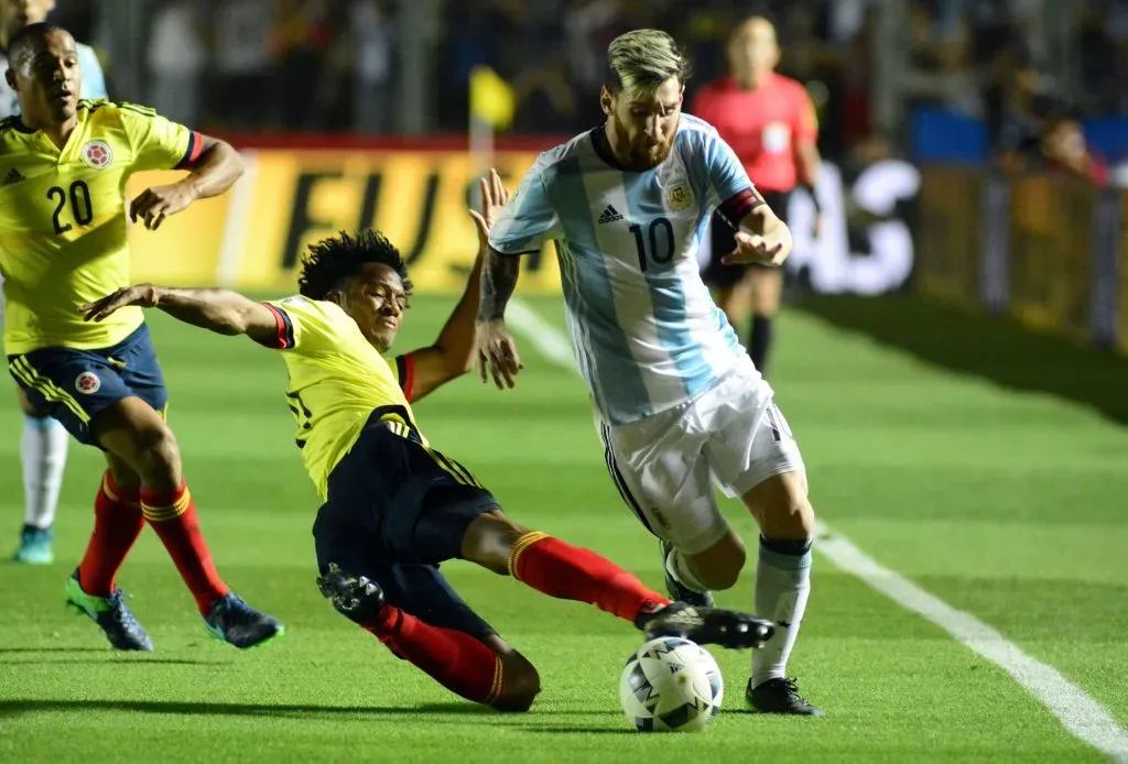 Lionel Messi le anotó tres goles a Colombia. (Imago)