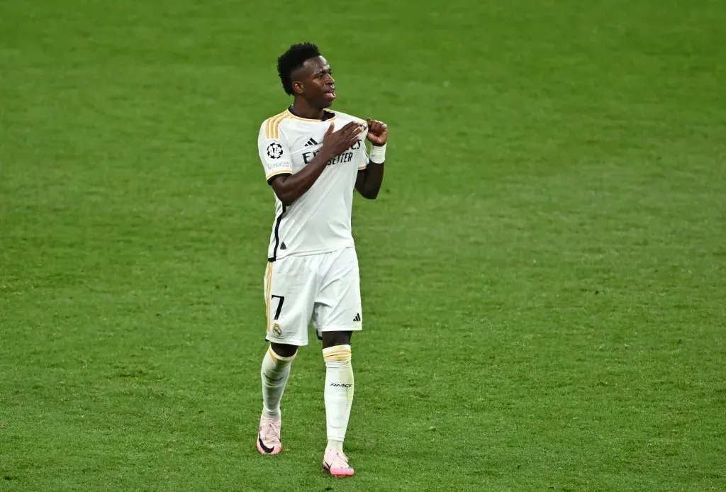 Vinicius Junior of Real Madrid. (Photo by Dan Mullan/Getty Images)