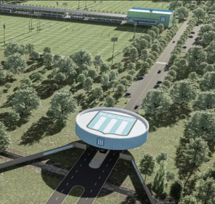 El render que presentó Racing a través de su web oficial.