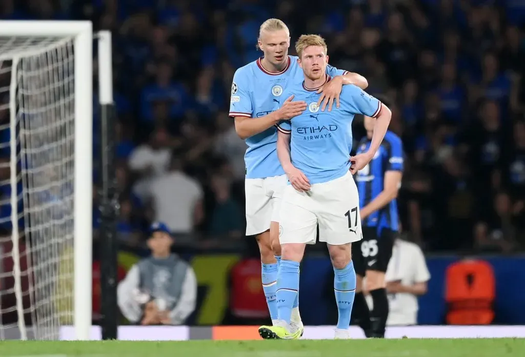 Haaland y De Bruyne, los dos mejores de la Premier League para Marcus Rashford (Photo by Shaun Botterill/Getty Images)