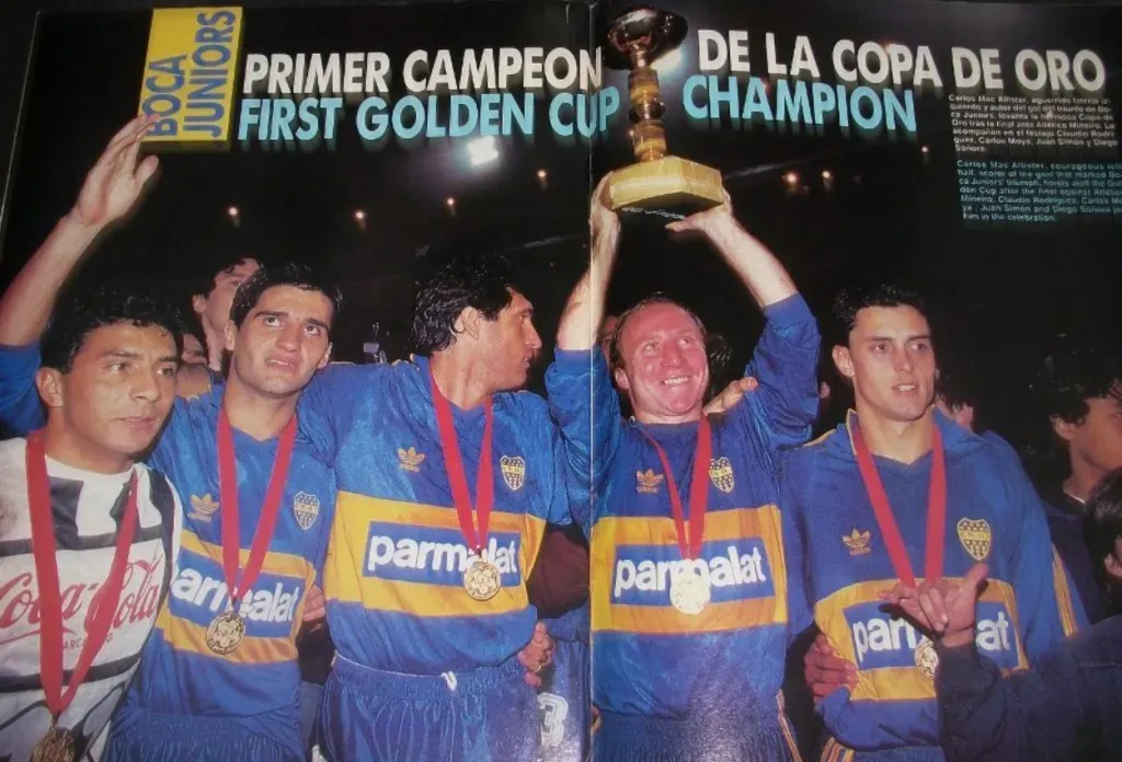Boca fue campeón de la Copa de Oro en 1993.
