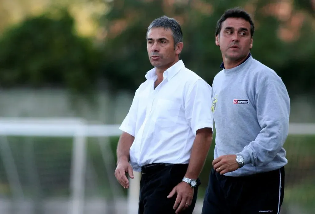 Juvenal Olmos en su última experiencia como DT en Chile, Everton en 2007 (Photosport)