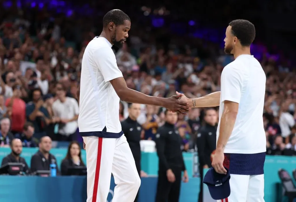 Durant y Curry son dos de las figuras del Dream Team. Imagen: Getty.