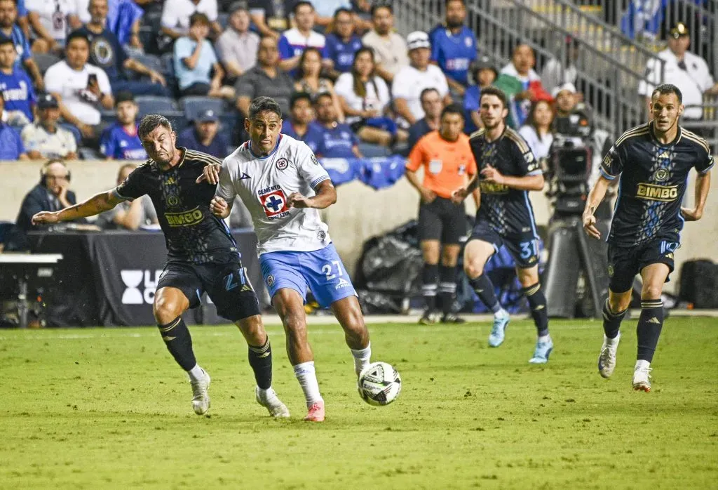 Luis Romo durante el juego ante Philadelphia Union. (IMAGO)