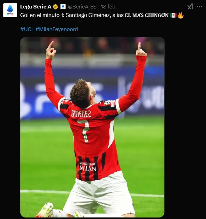 Ni Bebote, ni Chaquito: el nuevo apodo que le colocaron a Santi Giménez en Italia. Noticias en tiempo real