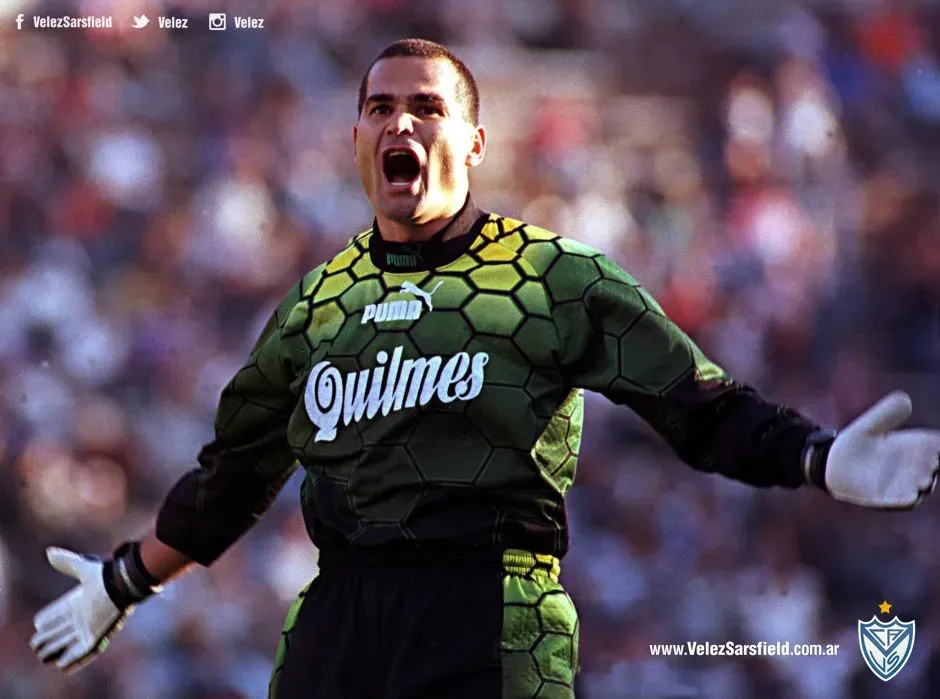 Chilavert, emblema de Vélez. (Foto: @Velez).