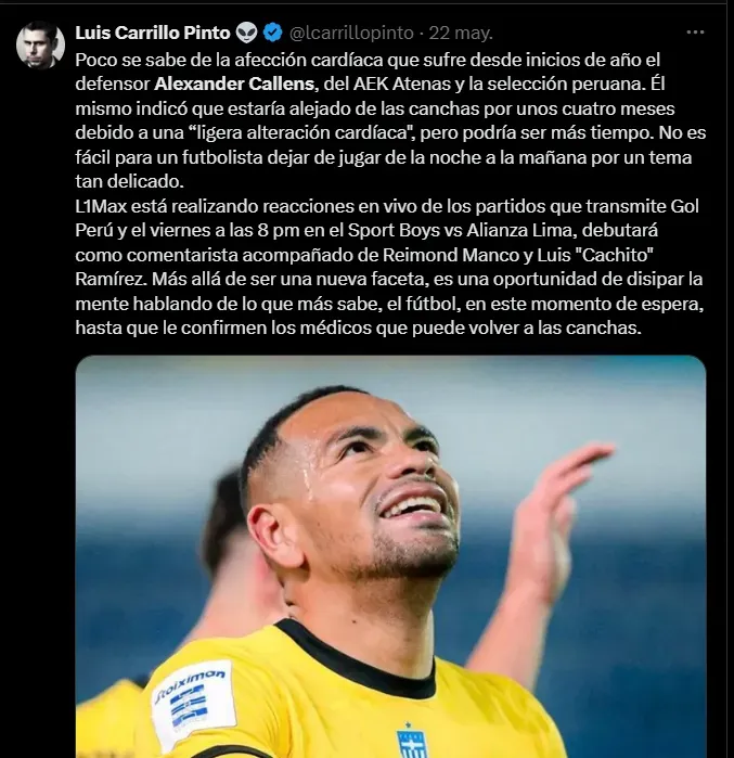 Fuente: @lcarrillopinto.