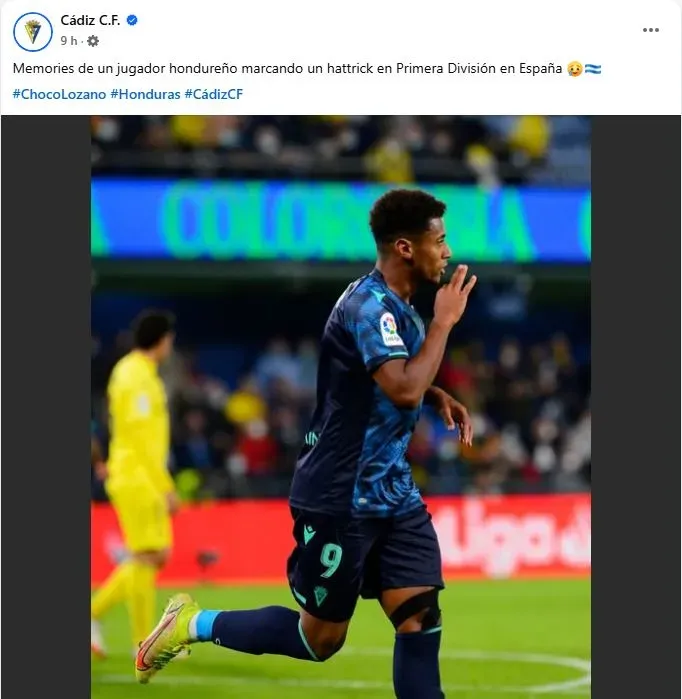 Choco Lozano fue recordado por una de sus grandes noches en el fútbol de España.