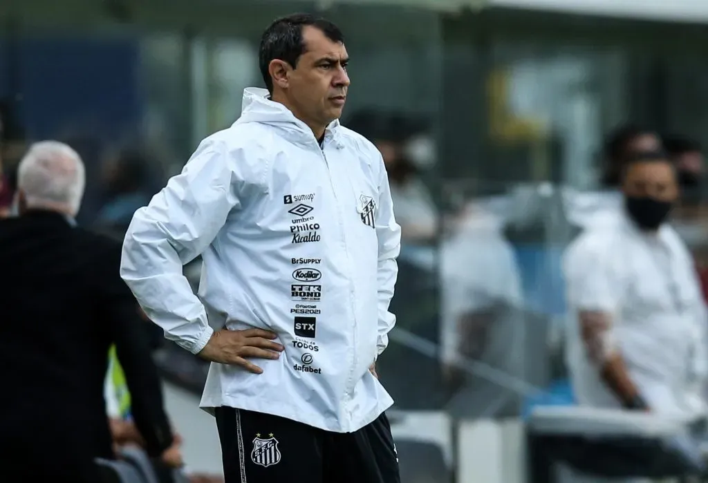 Fabio Carille: técnico terá a missão de comandar o Santos em 2024 (Foto: Alexandre Schneider/Getty Images,)