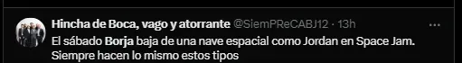 La reacción de los hinchas de Boca a la noticia de Borja.