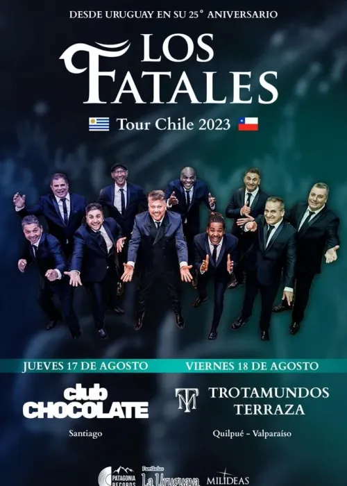 Los Fatales se presentan en Chile en unas jornadas más. Maximiliano Falcón prometió su presencia.