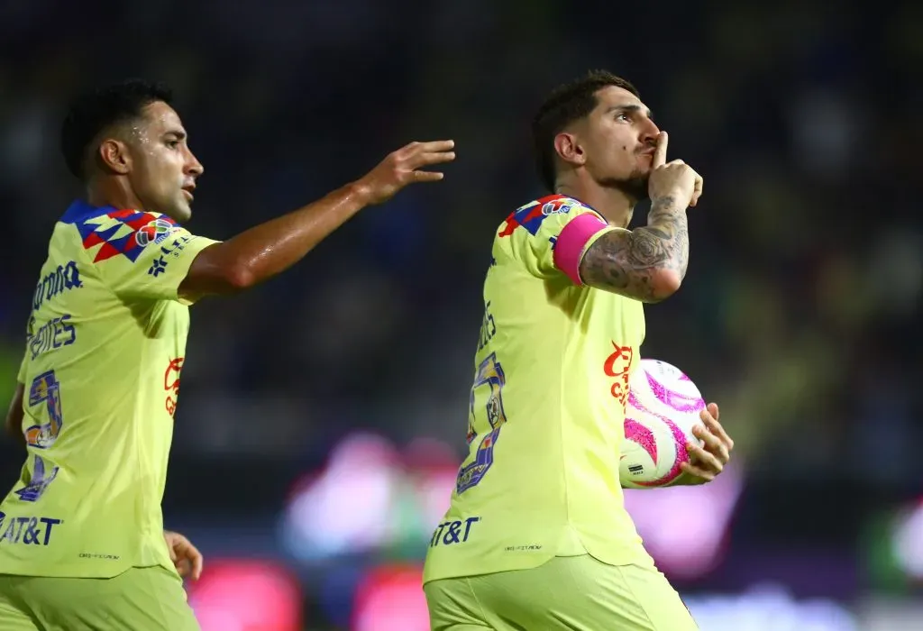 Diego Valdés suma seis goles con el América este semestre. | Foto: Getty Images