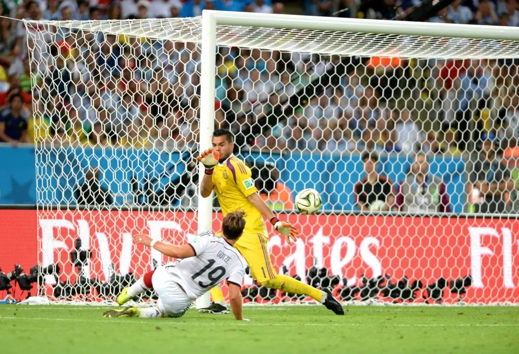 Sergio Romero fue el portero de la Selección Argentina para el Mundial de Brasil 2014, consiguiendo el subcampeonato cuando perdieron la final ante Alemania en Río de Janeiro. Foto: Imago.