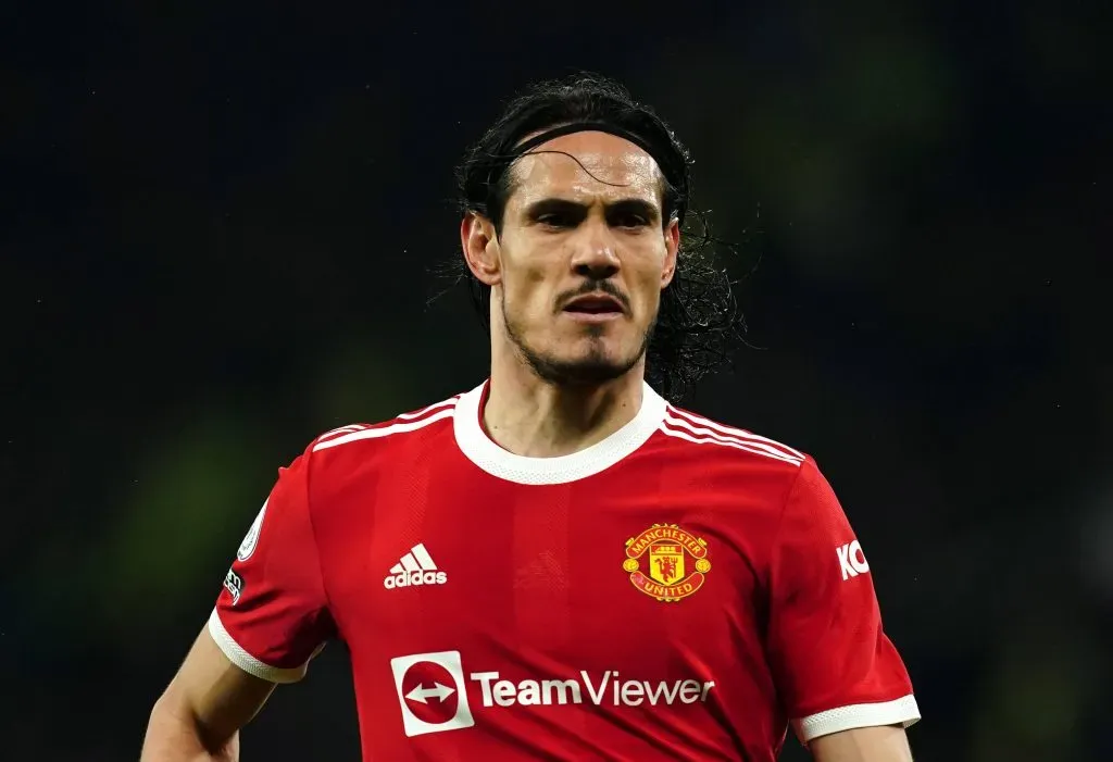 Cavani fue multado y sancionado por la Premier League en su etapa con el United. IMAGO