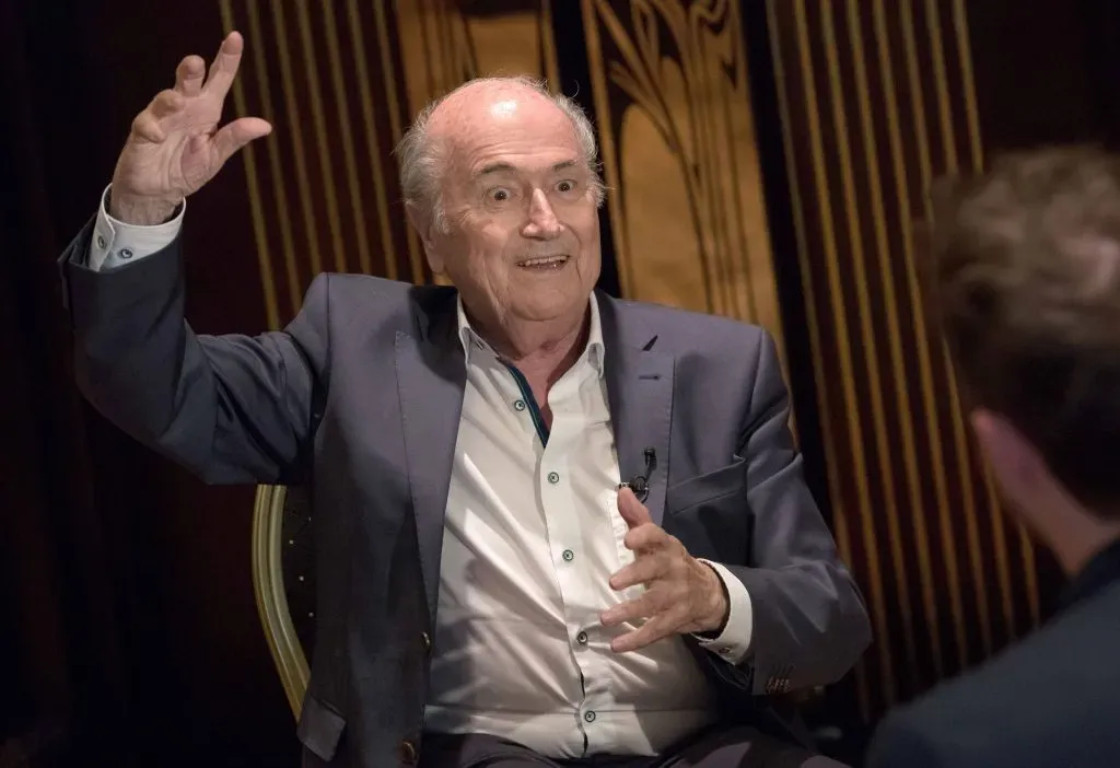 Blatter, ex-presidente da FIFA, disse que o Palmeiras tem Mundial, conquistado em 1951 – Foto: IMAGO