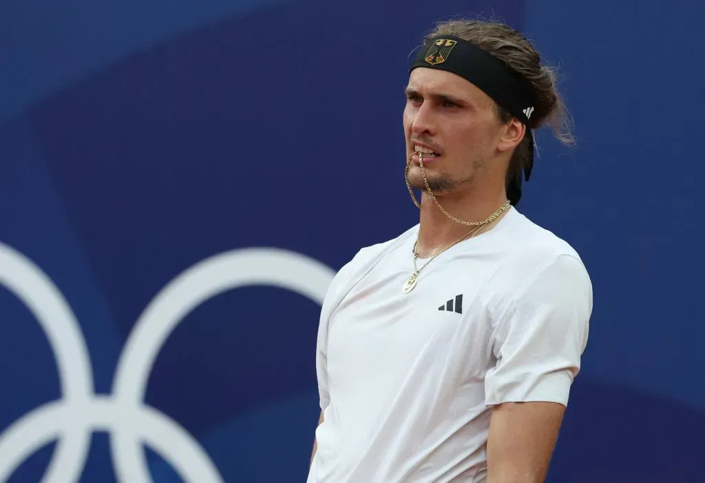 Alexander Zverev no pudo con Lorenzo Musetti en París 2024 (IMAGO)