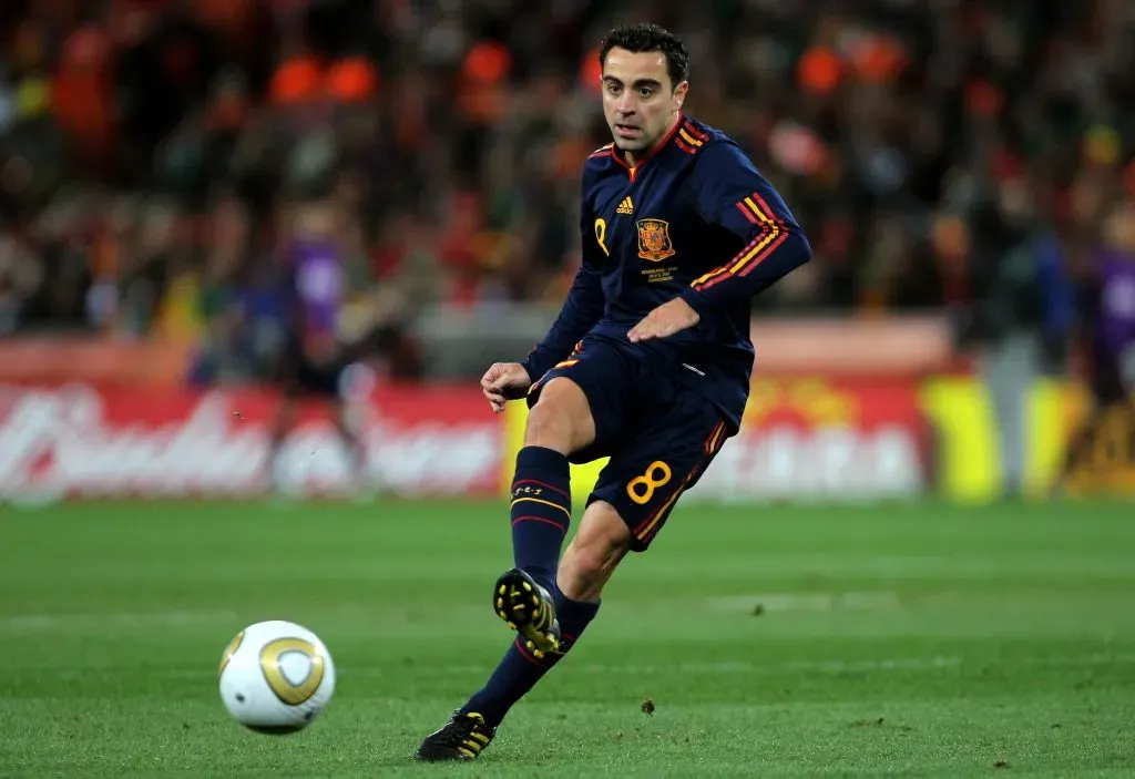 Xavi Hernández en la final del Mundial 2010. (Foto: Getty).